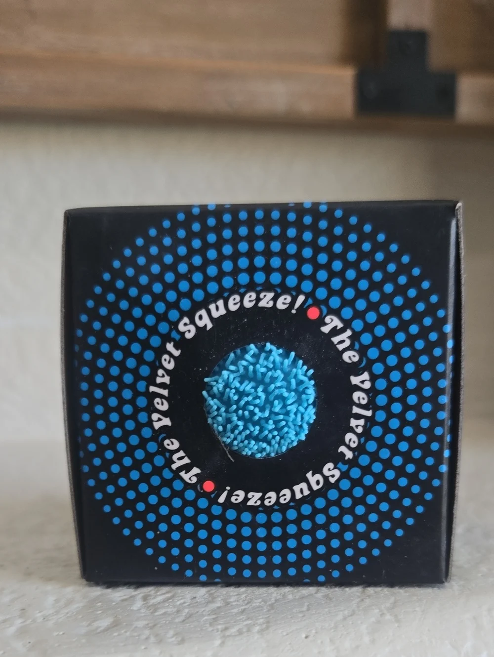 New Needoh Fuzz Ball Kids Toy - Blue